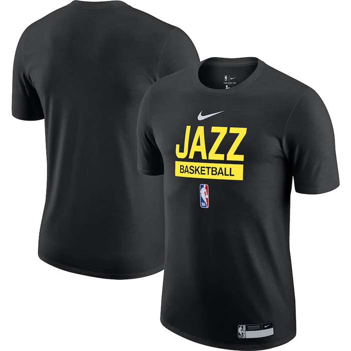 Men's Utah Jazz Black 2022/23 Legend On-Court Practice Performance T-Shirt